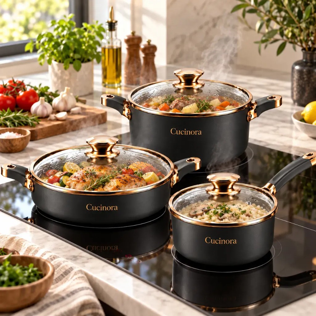 Cucinora™ daudzslāņu panna, bez PFOA, food grade