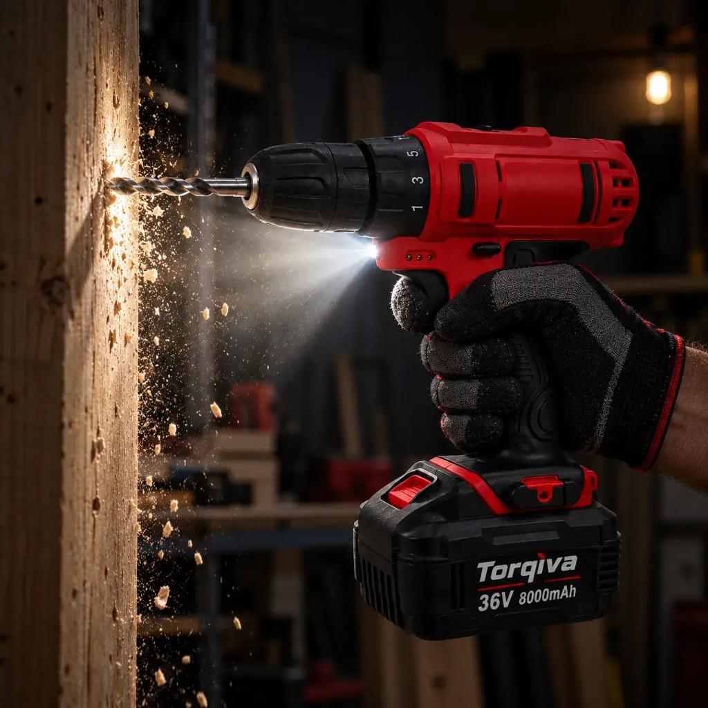 Torqiva™ silnik brushless 110 Nm z metalowym uchwytem 13 mm